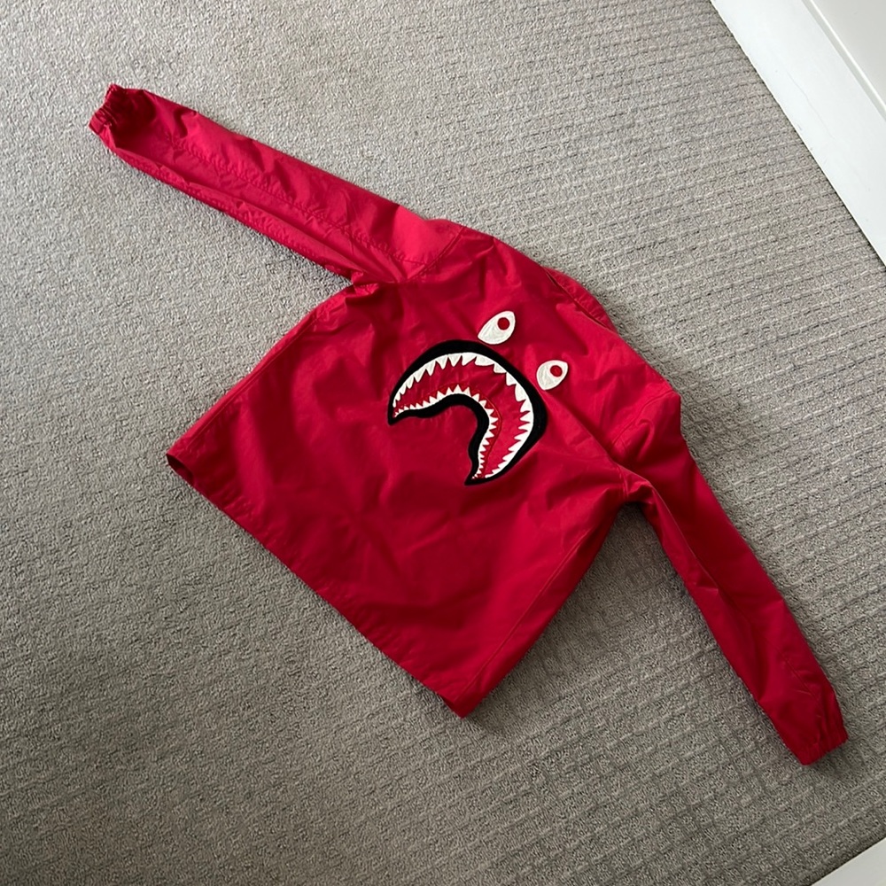 Men’s small bape coaches jacket. Only worn once for an hr. Org. $300